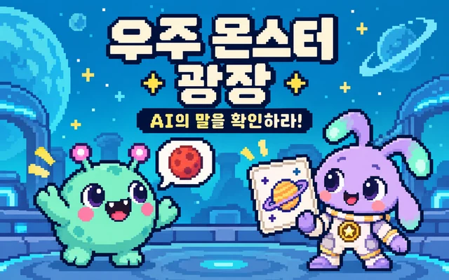 AI 모모와 탐험가 루루를 만나는 우주 몬스터 광장